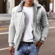 thumbnail image 5 of Men Winter Plush Lining Overcoat Neat And Smooth Stitching Overcoat For Home Office Gathering Or Shopping, 5 of 5