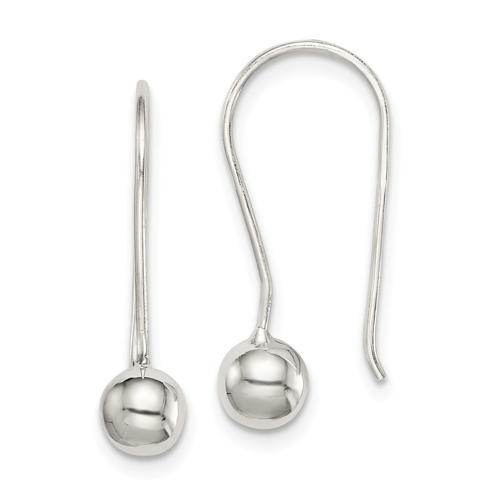 925 Sterling Silver 5mm Ball Earrings 