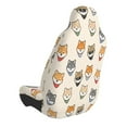 thumbnail image 2 of Yiaed Shiba Head Face Print Car Seat Covers,Universal Auto Seats Protector Fits for Car,SUV Sedan,Truck,Automotive Seat Covers & Accessories, 2 of 5