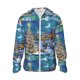 thumbnail image 1 of Fotbe Christmas Tree Chaqueta con Protección Solar UPF 50+ para Hombre y Mujer, Camisa con Capucha y Bolsillos-Large, 1 of 7