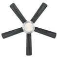 thumbnail image 4 of Westinghouse Lighting  52 in. Comet 5-Blade Indoor Ceiling Fan, Dimmable LED Light Fixture with Frosted Glass, Brushed Nickel, 4 of 8