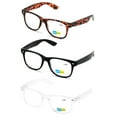 thumbnail image 2 of 3 Pairs Classic Reading Glasses - Anti UV Blue Ray Fatigue Computer Readers 1.75, 2 of 3