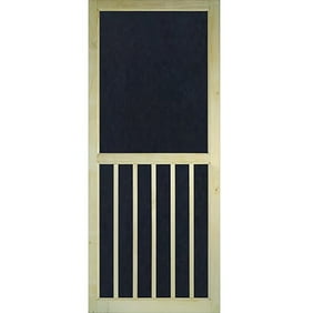 Crl Columbia White 32 X 80 Vinyl Hinged Screen Door Walmart Com