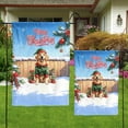 thumbnail image 4 of Merry Christmas Woofmas Xmas Noel Golden Retriever Elf Candy Cane Snow Garden Flag 12x18in Double Sided Goldens Dog Lover Gifts Idea Outdoor Decor - 13017, 4 of 5