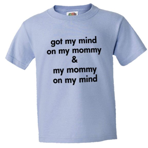 PleaseMeTeesâ„¢ Youth Got My Mind On My Mommy Dad Love HQ Tee