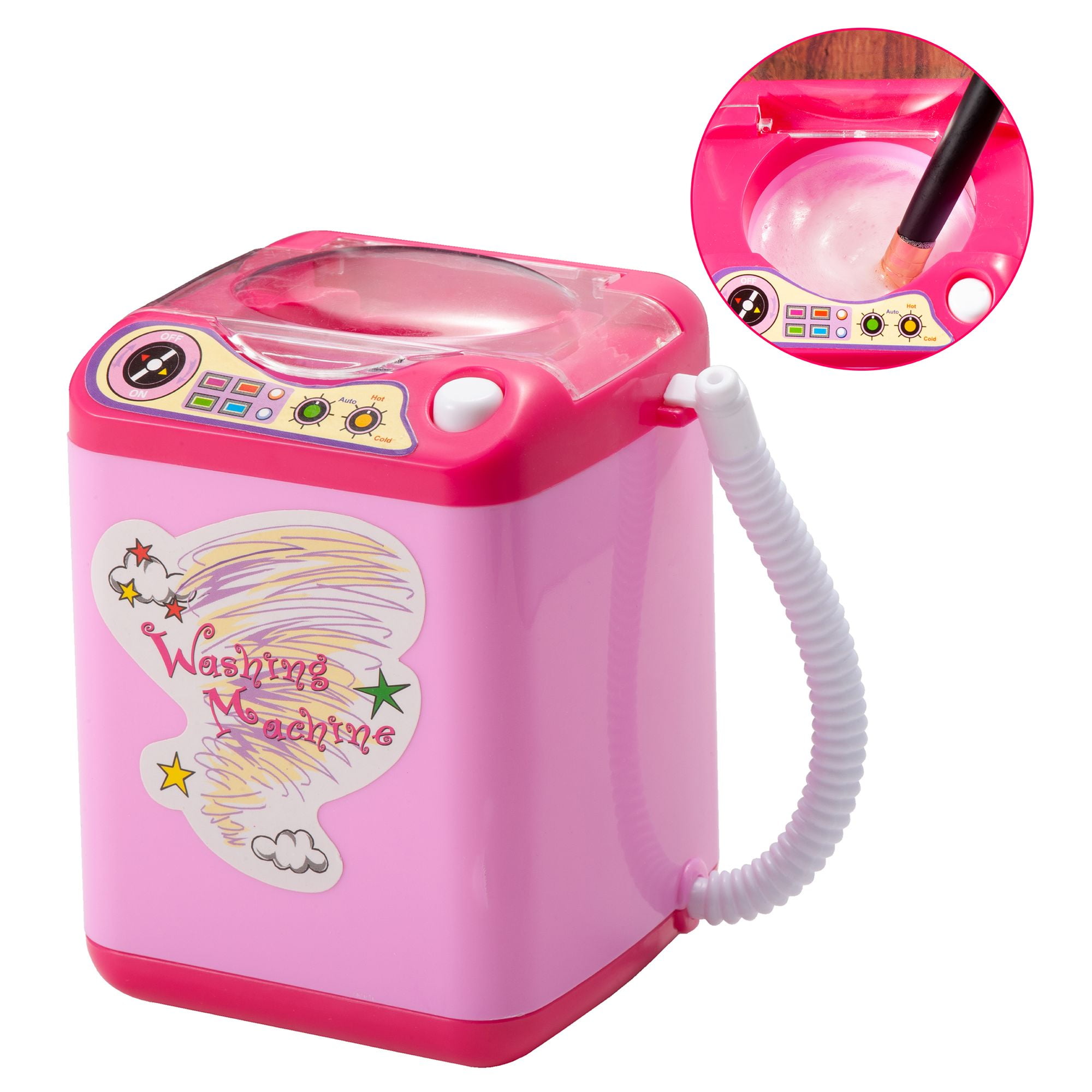 pink toy washing machine