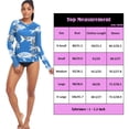 thumbnail image 3 of joogoo Womens UPF 50+ Sun Shirts Fishes Long Sleeve UV Protection Rash Guard Tops M, 3 of 7