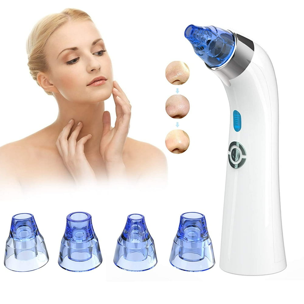 Blackhead Pore Vacuum Cleaner Remover, Blackhead Removers Pore Cleaner with 4 Probes and