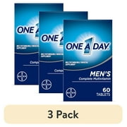 (3 pack) One A Day Men's Multivitamin Tablets, Multivitamins for Men, 60 Ct