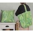 thumbnail image 5 of Soimoi Japan Crepe Satin Green Fabric By the Yard - 54 Inch Wide - Palm Leaves Pattern Fabric - Botanical and Elegant Designs for Various Uses Printed Fabric, 5 of 6