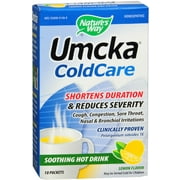 Nature's Way Umcka Cold Care Soothing Hot Drink Packets, Lemon 10 ea (Pack of 4)