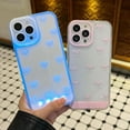 thumbnail image 3 of Vibrant LED Bowknot Phone Case, Built-in Colorful Glowing Cover with Flash Light, Sound Activated LED Case for Most Smartphones, 3 of 9