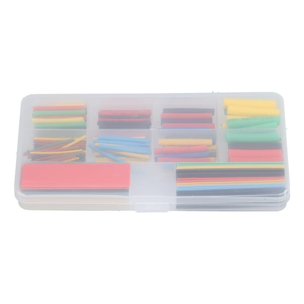 Kit surtido de envoltura de cables eléctricos, 164 piezas de tubos termorretráctiles, kit de fundas para tubos termorretráctiles, tubo termorretráctil de aislamiento de alta capacidad