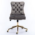 thumbnail image 5 of Office Chair | Rotatable and Adjustable for Desk Tasks | Velvet and Metal Combination | Soft Foam Filling, 5 of 7