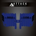 thumbnail image 2 of Attack Graphics Renegade Radiator Louver Decals Blue for Yamaha YZ250F 2019-2023, 2 of 4