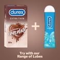thumbnail image 4 of Durex Extra Thin Intense Chocolate Flavoured Condoms For Men -10s (Pack of 3), 4 of 5