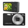 thumbnail image 4 of FLhrweasw Videocámara Con Enfoque Automático Cámara Compacta LCD 2 7 Pulgadas 4K 56MP Zoom 20x (negro), 4 of 9