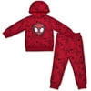 Marvel Boy's 2 Pack Spidey and Friends Jogger Pant Set with Hoodie, Comfy Active Wear for Toddlers