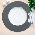 thumbnail image 4 of Hyasfey Table Placemat Waterproof Heat-Resistant Scratch-proof Solid Color Reusable Dinnerware Insulated Placemat Cup Coaster Kitchen Supplies, 4 of 7