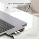 thumbnail image 4 of Adaptador Multipuertos Pro Slim SATECHI Gris Espacial con USB C Hub y Resolución 4K para MacBook Pro, 4 of 7