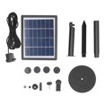 thumbnail image 3 of Fuente flotante solar Ticfox bomba de fuente multiboquillas eficiente 3,5 W 7 V, 3 of 14