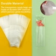 thumbnail image 2 of Decodeary 100pcs Transparent Candy Bags Flat Open Top Plastic Cookie Wedding Small Sweets Pouch for Gifts Treats Wrapping Displaying Usage 7*10 Common0.05mm, 2 of 9
