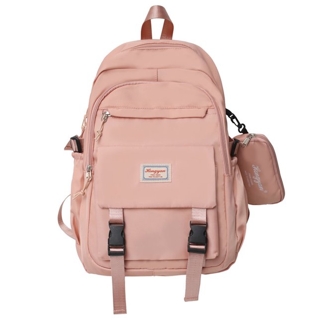 Bolsa para la escuela Mochila para niñas Mochila sólida impermeable para campus Mochila ventilada de gran capacidad