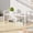 White White-single Tier, variant on Single Tier White Wood Monitor Stand Riser, Desktop Storage Shelf for Office & Cubicle