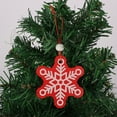 thumbnail image 5 of Qocolhg Wooden Christmas Tree Hanging Ornaments Xmas Tree Elk Star Shape Hanging Tag Christmas Gifts Tags Decor for Snowman Christmas Crafts Decor Little Props, 5 of 5