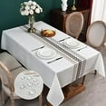 thumbnail image 1 of Table Cloths Rectangular x Boho Tablecloth Cotton Linen Rectangular Tablecloth Dining Table Cover for Kitchen Party Wedding Picnic Outdoor Table Cloth, 1 of 9