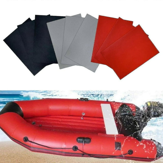 9 Pieces Pvc Repair Patch Kayak Dinghy Inflatable Boat Accessories 10x15cm