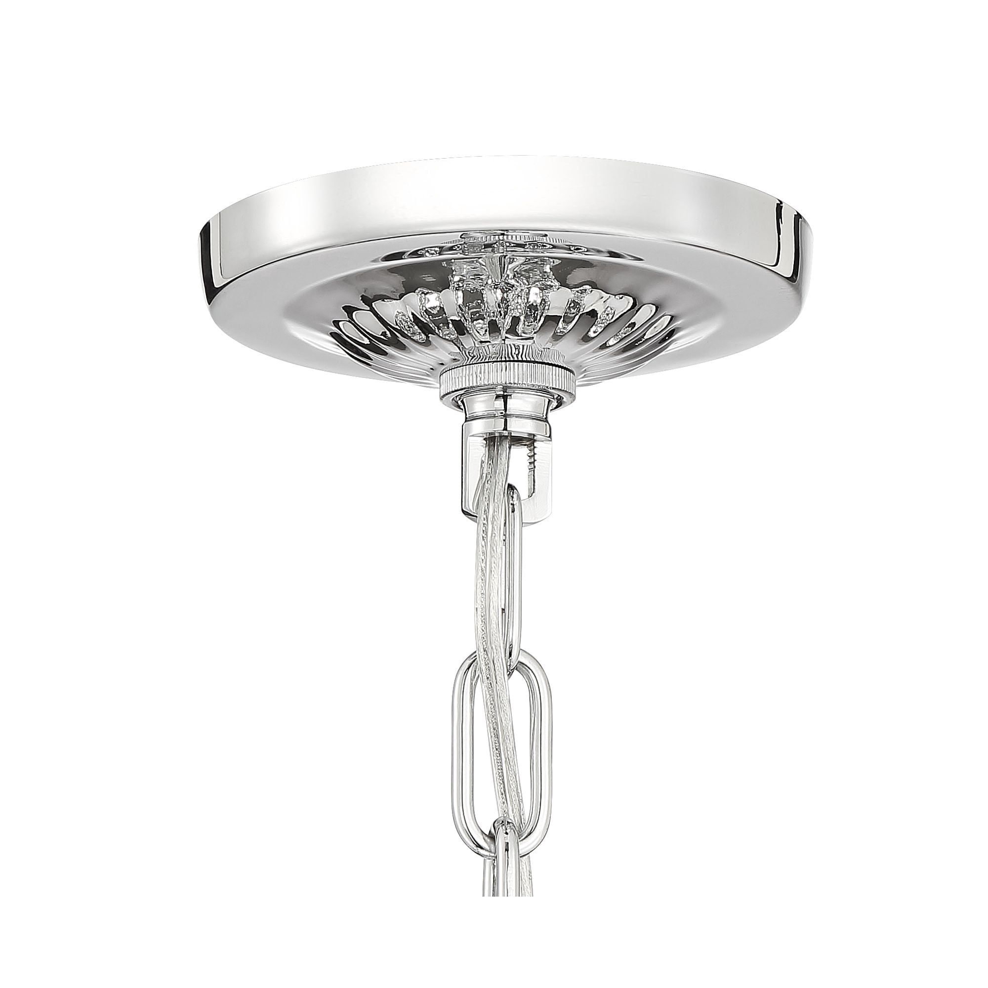 Vienna Full Spectrum Chrome Crystal Pendant Chandelier 13 1/2" Wide Modern 5-Light Fixture for Dining Room House Kitchen Entryway