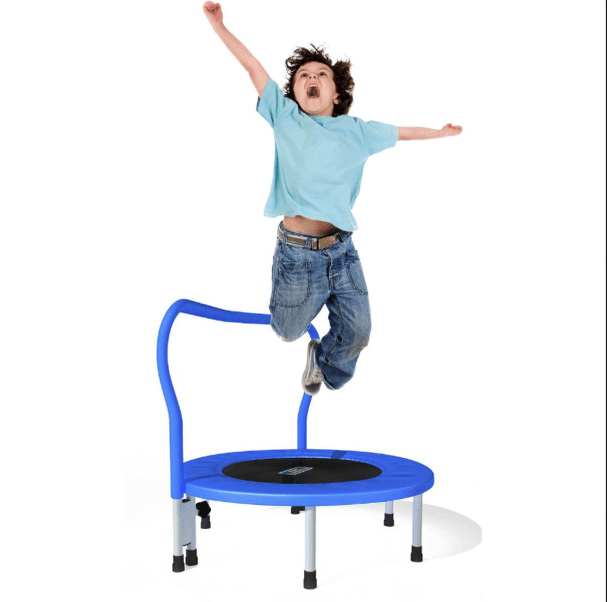 My First Trampoline 36 Inch Mini Trampoline Blue Walmart