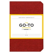 Go-To Notebook with Mohawk Paper, Brick Red Dotted : (Dotted Notebook, Notebook with Dots, Red Notebook) (Diary)