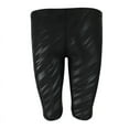 thumbnail image 3 of ACIRAE Jammer Swimsuit Mens Athletic Solid Swim Jammers Endurance Long Racing Training Swimsuit,Black/XL, 3 of 6