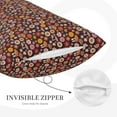 thumbnail image 5 of Fotbe 70s Groovy Hippie Retro Pillow Cases - Envelope Closure - Luxury, Extra Soft, Cooling Pillow Covers - Wrinkle, Fade, Stain Resistant-20"x30", 5 of 8