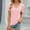 *Pink, variant on Women's Crochet Trim V-Neck Puff Sleeve Short Sleeve Top ,Solid Color Casual Blouse Pink,Womens Plus XXL