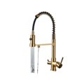 thumbnail image 1 of Kitchen Water Filter Faucet Dual Spout Pure Drinking Water Mixer Tap,Rotation Water Purification Feature Taps Kitchen Crane ,Easy to Install, 1 of 7