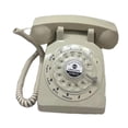 thumbnail image 2 of GUOOL Audio Guest Book Phone Vintage Phone Recorder Classic Desk Telephone Model Beige, 2 of 9