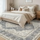 thumbnail image 2 of Alfombra Area Homewill, lavable, 180 x 270 cm, color azul/beige, vintage, 2 of 9