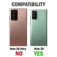 thumbnail image 7 of Case for Galaxy Note 20, Clear [Aquaflex] Transparent Flexible TPU [Shock Absorbing] Cover for Samsung Galaxy Note 20, 7 of 7