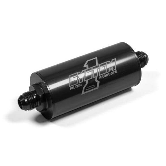 System One SYS201-203708B Inline Oil Filter with 8 An Fittings