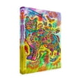 thumbnail image 4 of Canvas Wall Art - Dean Russo 'Flower Kitty' Wall Art for Living Room, Bedroom, or Office Décor by Trademark Fine Art - 35 x 47 Inches, 4 of 4
