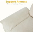 thumbnail image 2 of Lovupet Dog Couch for Large Breed, Fabric Dog Sofa Bed with Anti-Slip Bottom, PS215, 2 of 7