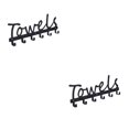thumbnail image 1 of maskred Decorative Key Rack Holder Hanger Entryway Organization Wall Mounted Towels 2Set, 1 of 6