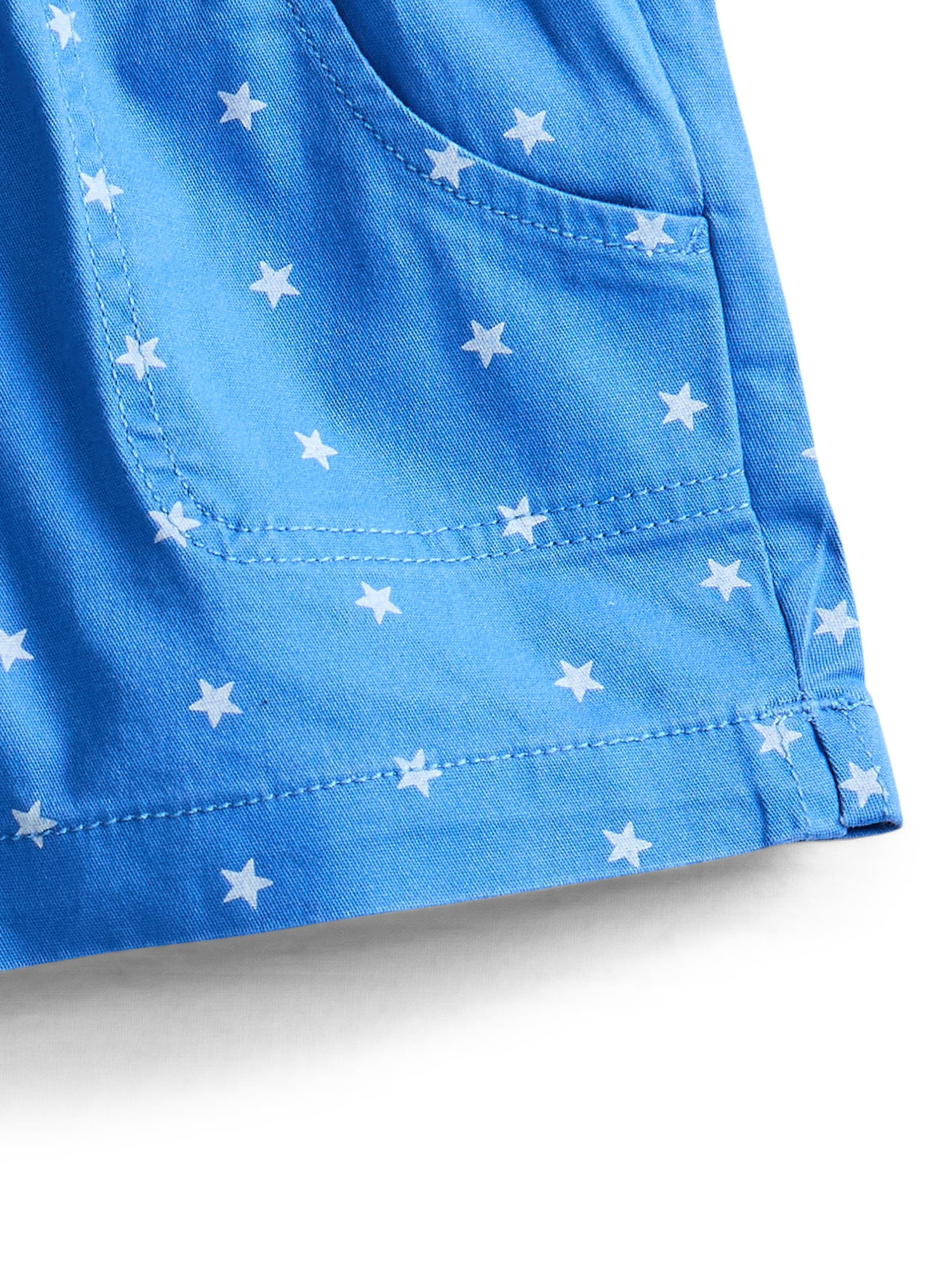 Wonder Nation Girls Pull-On Shorts, Sizes 4-18 & Plus