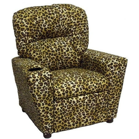 Brazil Furniture Home Theater Children's Cotton Recliner With Cup