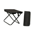 thumbnail image 4 of Miulika Camping Stool Portable Folding Stool Foot Stool Backpacking Stool Small Folding Chair Camp Stool for Outdoor Traveling Picnic Black Large, 4 of 9