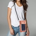 thumbnail image 5 of Pequeño bolso bandolera para teléfono móvil, funda para teléfono móvil con cartera colgante, bolso bandolera de piel sintética, pasaporte, funda para teléfono móvil con ranura para tarjetas, correa, 5 of 5