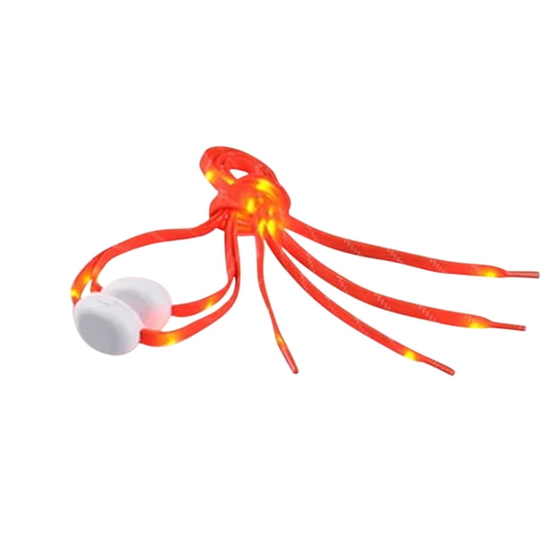 Outdoor Sports LED Luminous Shoelaces Colorful Night Shoelaces Cheer Props Fluorescent Light Shoelaces Luminous Shoelaces Rope